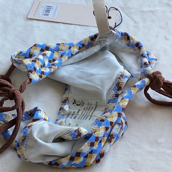 New! Free People x Bec + Bridge kaleidoscope cheeky string bottoms nwt 14584 - Picture 8 of 11